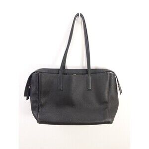 Marc Jacobs The Protege Black Leather Tote Laptop Bag Large Flaw